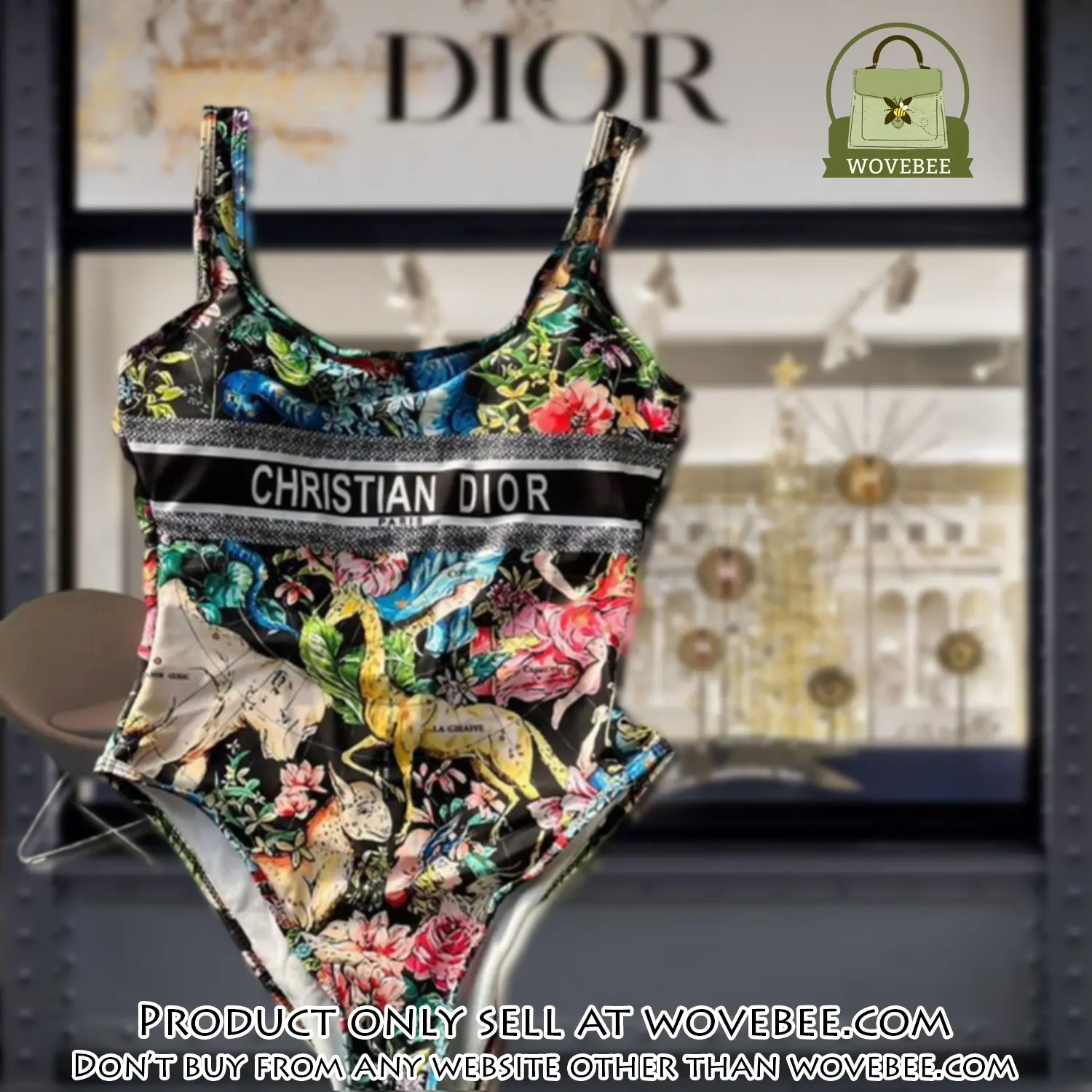 Christian dior swimwear beachwear one piece swimsuit osw1044 wvb1339697
